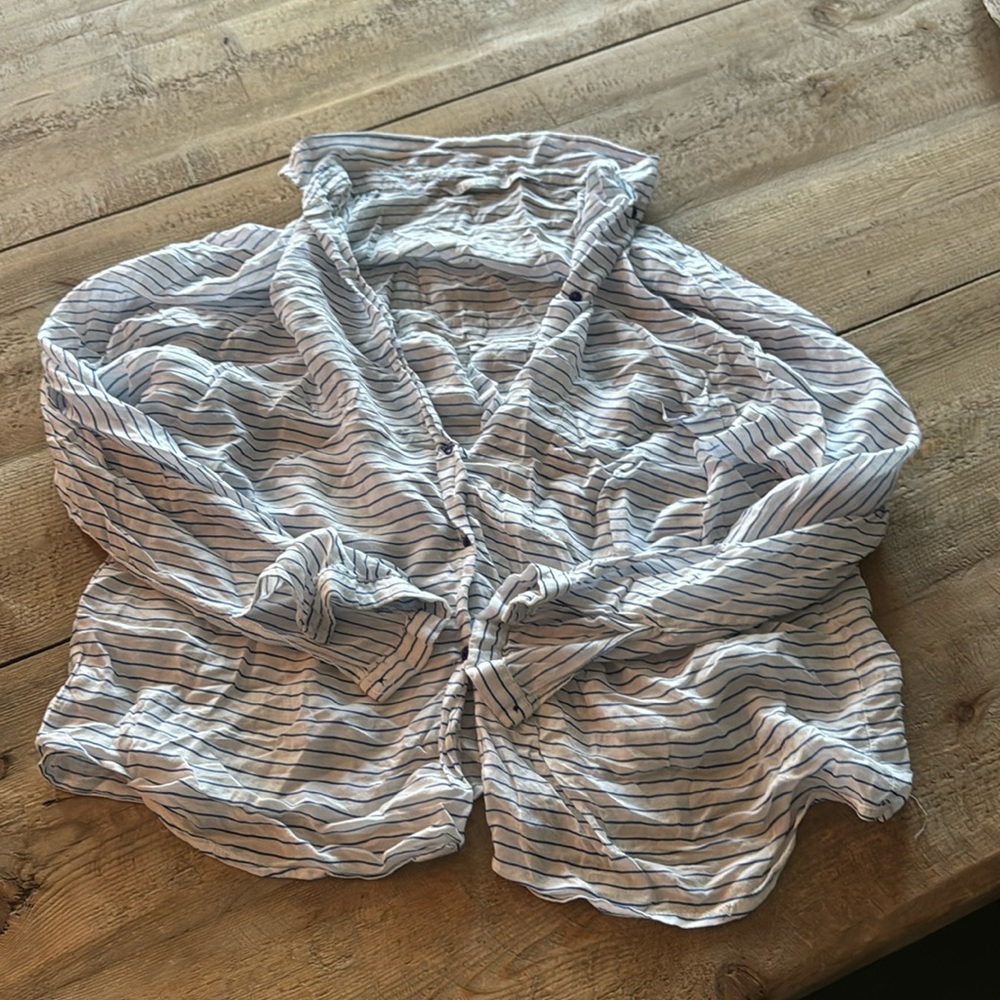 Coastal grandmother blouse